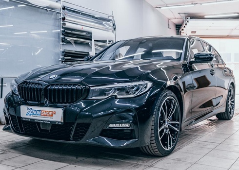 Бронирование кузова BMW 3 серии G20 (2020) пленкой SunTek
