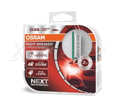 D3S Osram Xenarc Night Breaker Laser +200% - 66340XNL-HCB