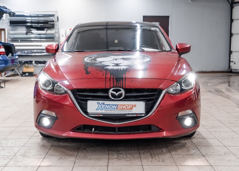 Установка ксенона на Mazda 6
