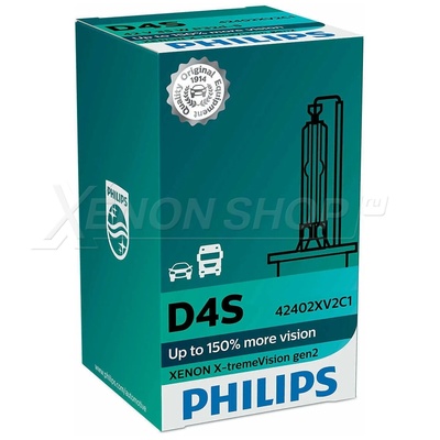 D4S Philips X-treme Vision Gen2 (+150%) - 42402XV2C1