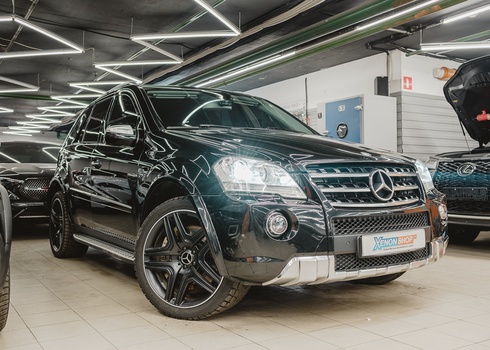 Замена линз Mercedes-Benz ML164 (2010) на LED-модули MTF