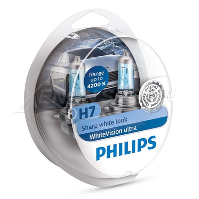Philips H7 12V 55W Racing Vision + 150% более яркие Автомобильные