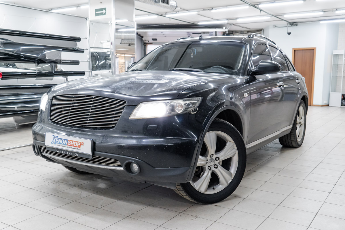 Замена ксеноновых ламп Инфинити ФХ35 (Infiniti FX35) - Установка ...