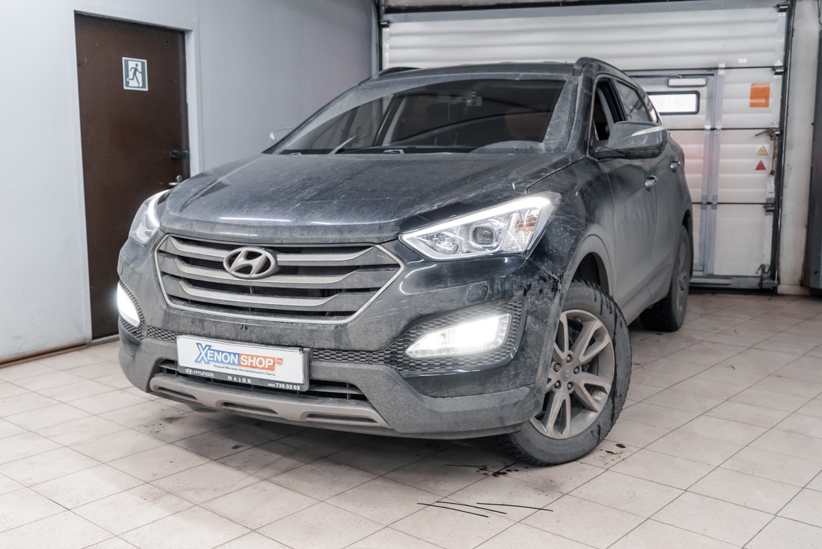 Замена ламп в ПТФ Хендай Крета (Hyundai Creta) на LED - Установка ...