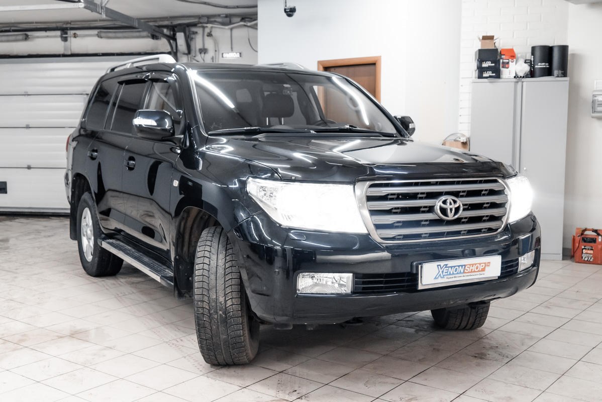 Установка квадробилед на Тойота Ленд Крузер 200 (Toyota Land Cruiser 200) -  Установка КсенонШоп в Москве