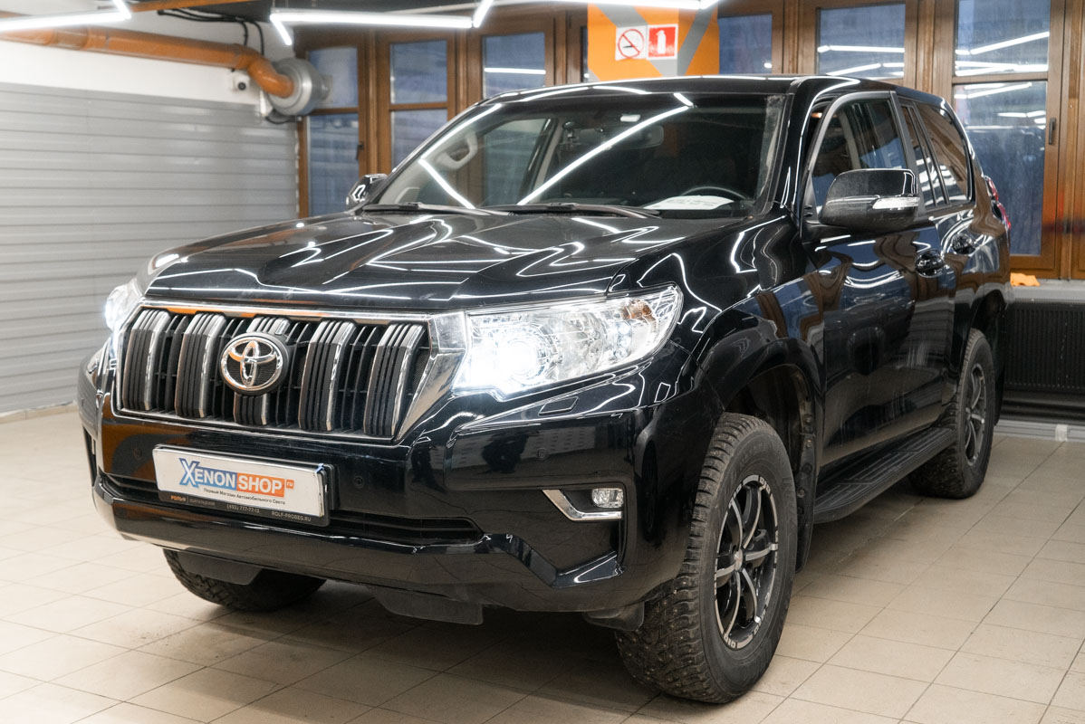 Установка линз в рефлекторные фары Тойота Ленд Крузер Прадо 150 (Toyota  Land Cruiser Prado 150) 2022 - Установка КсенонШоп в Москве