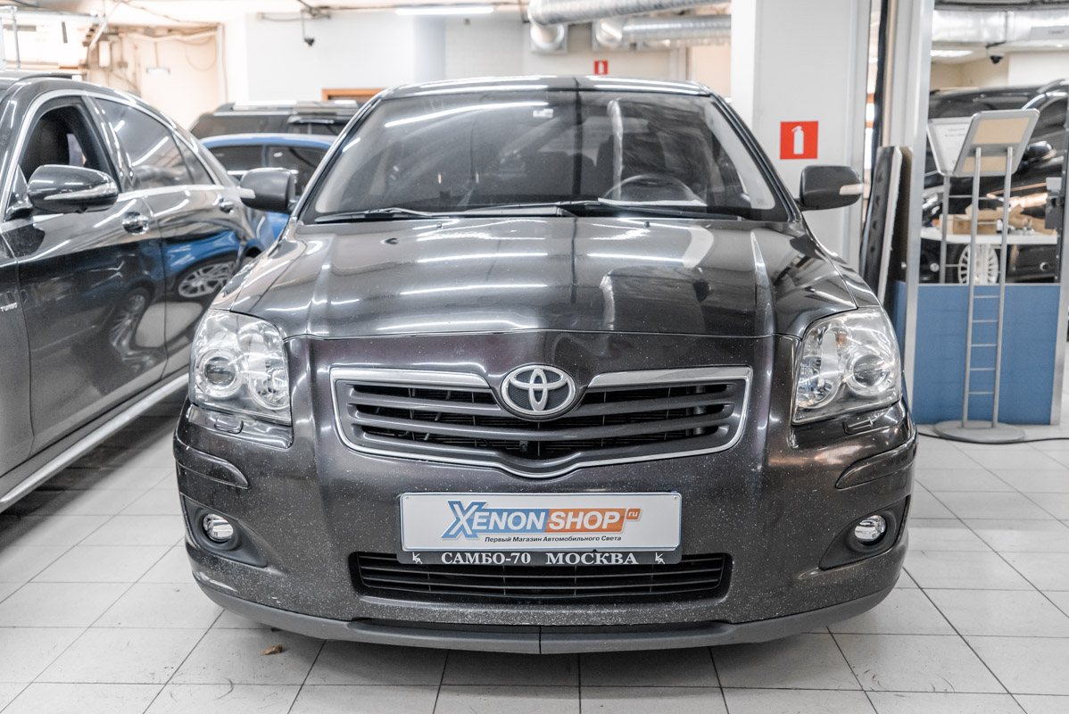 Поклейка на фары Тойота Авенсис (Toyota Avensis) брони СанТек ...