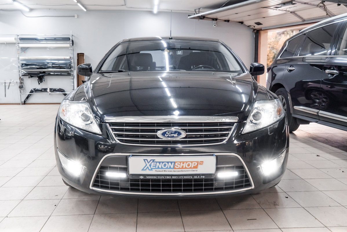 Установка новых модулей ПТФ на Форд Мондео (Ford Mondeo) со ...