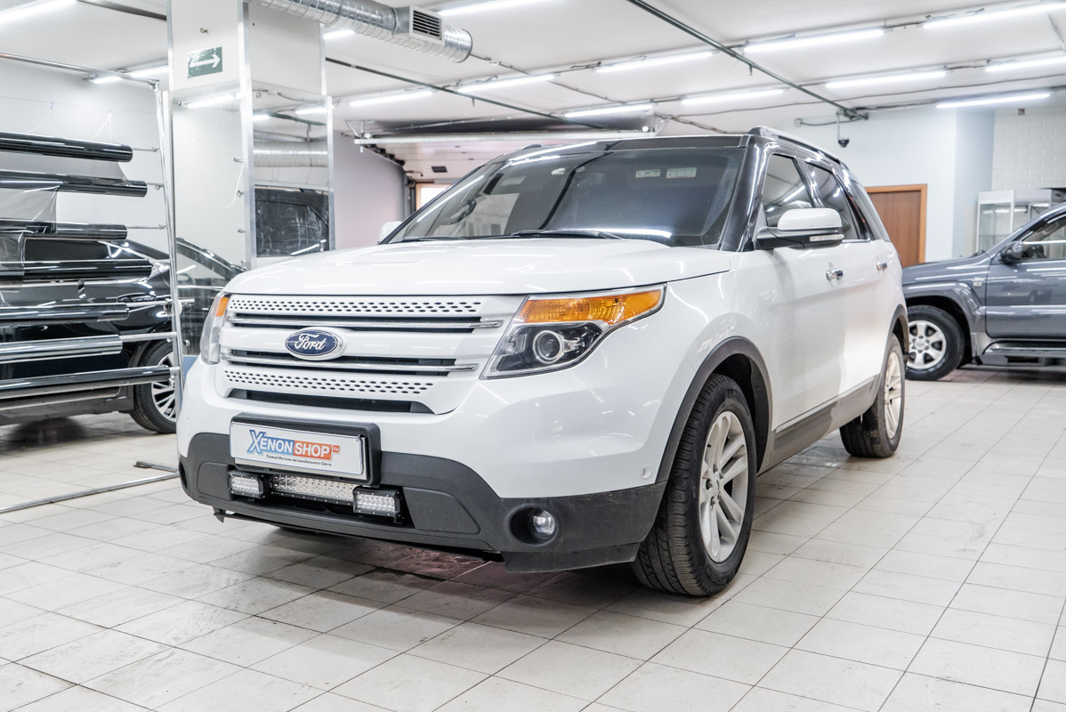 Замена звукового сигнала Форд Эксплорер (Ford Explorer) - Установка  КсенонШоп в Москве