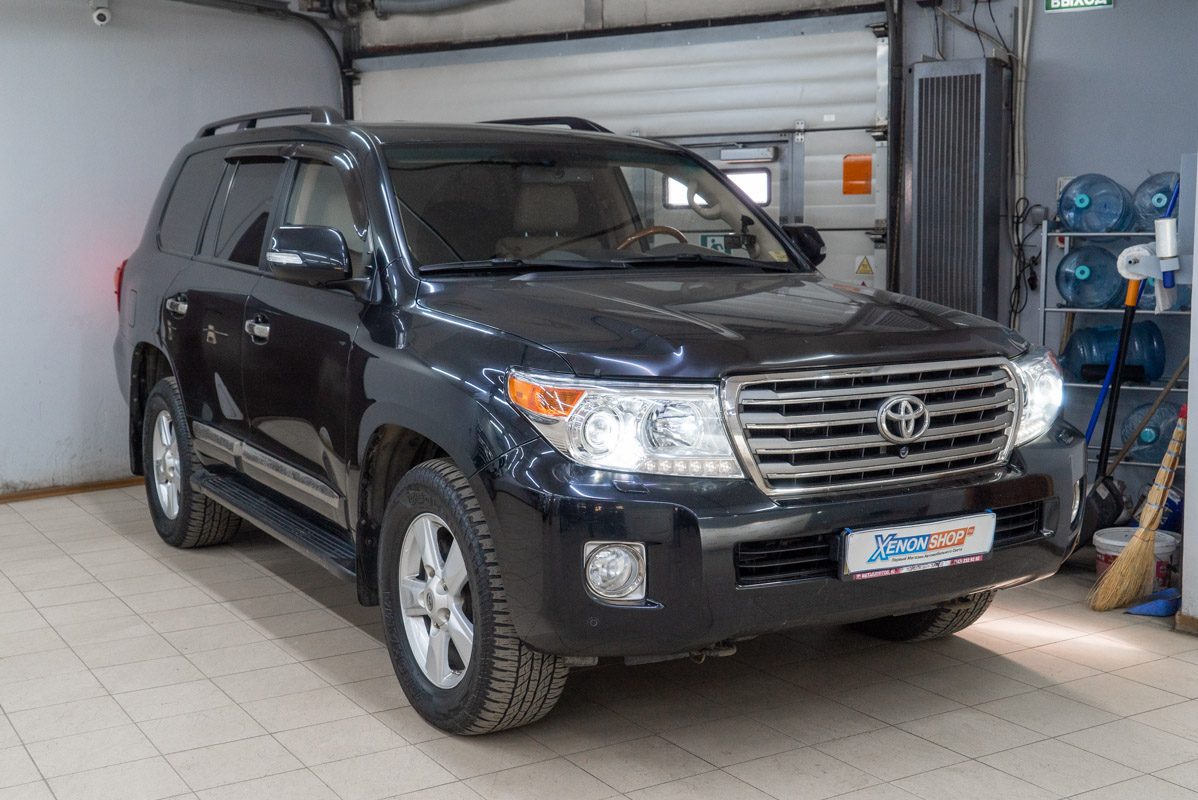 Замена линз в фарах Тойота Ленд Крузер 200 (Toyota Land Cruiser 200 ...