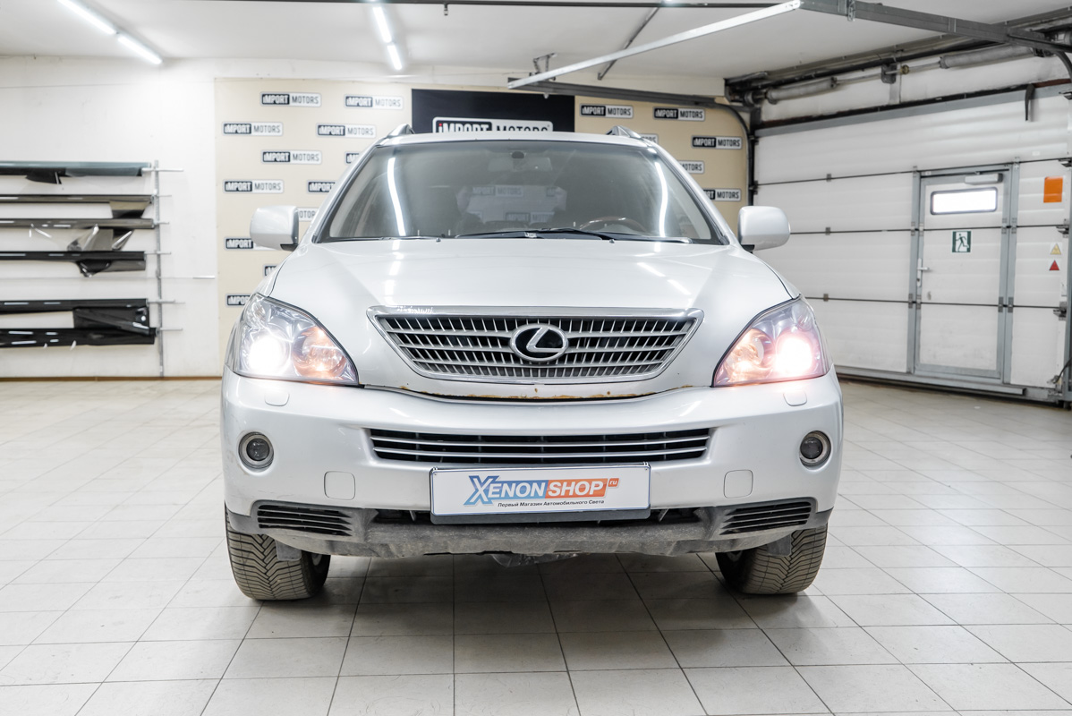 Замена фар Лексус РХ400х (Lexus RX400h) на тюнингованные - Установка  КсенонШоп в Москве