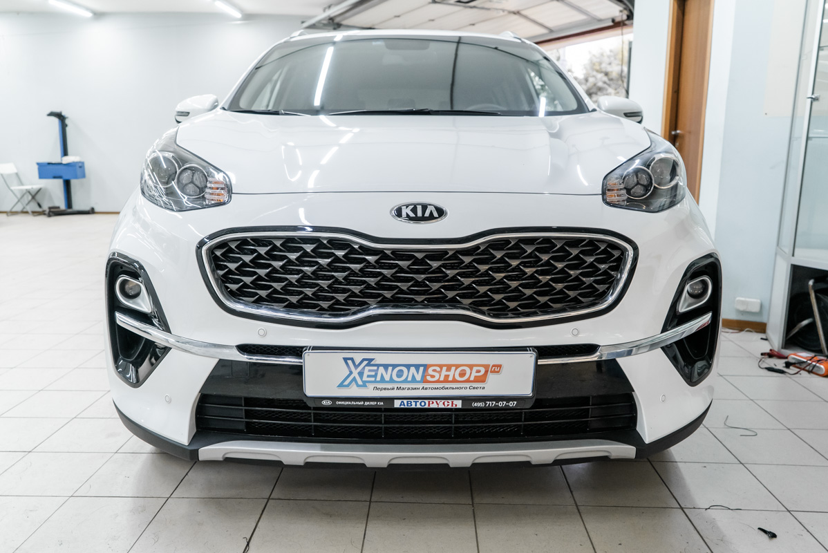 Установка передних парктроников КИА Спортаж (Kia Sportage) - Установка  КсенонШоп в Москве