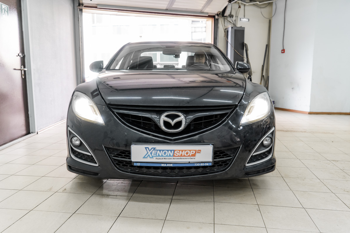 Замена ксеноновых ламп Мазда 6 (Mazda 6) - Установка КсенонШоп в Москве