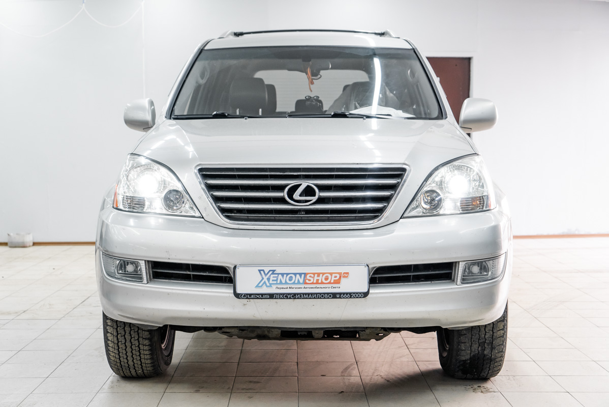 Замена линз в фарах Лексус ГХ470 / Lexus GX470