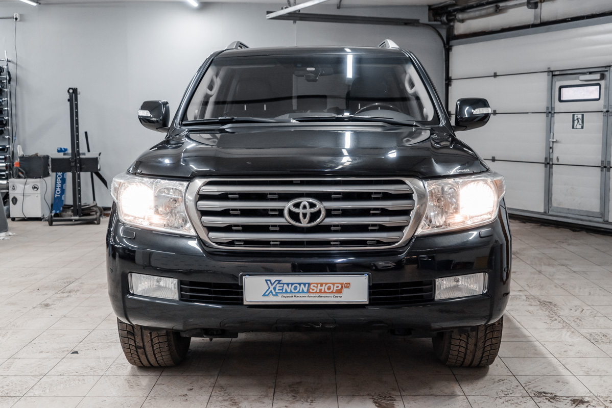 Установка квадробилед на Тойота Ленд Крузер 200 (Toyota Land Cruiser 200) -  Установка КсенонШоп в Москве