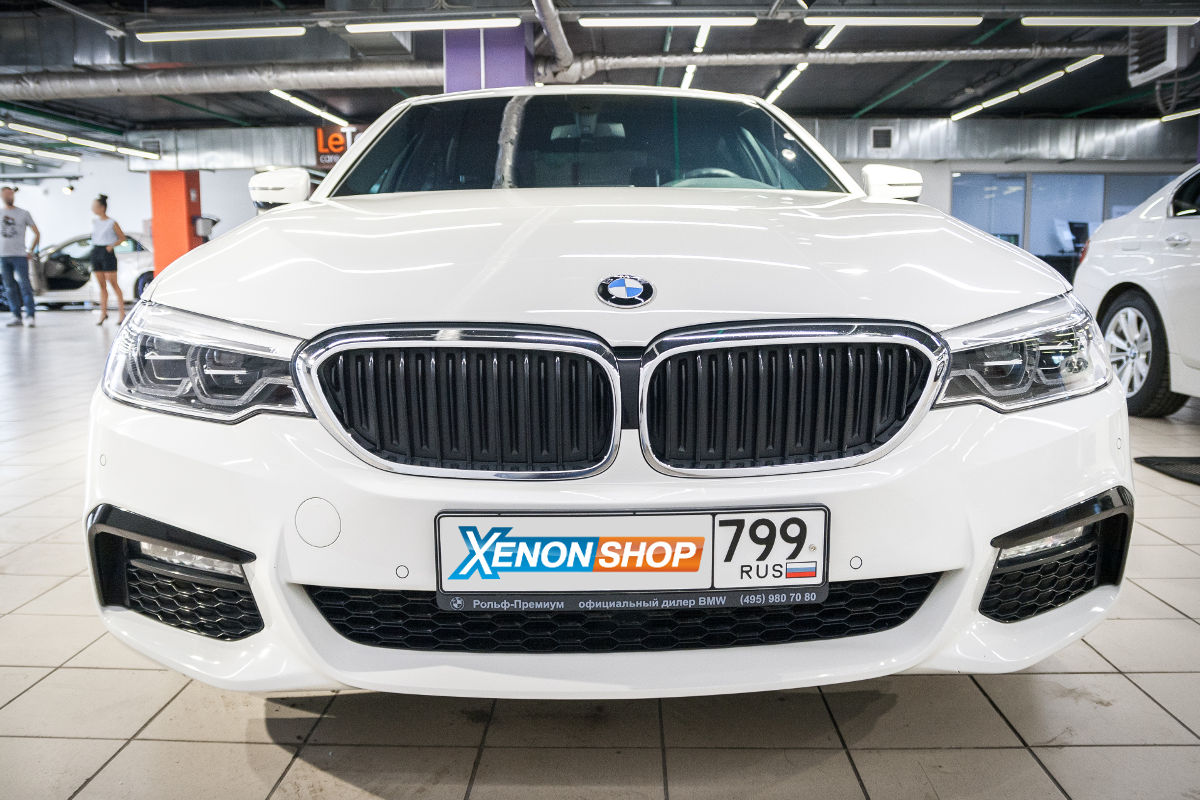 Керамическое покрытие Ceramic PRO 9H БМВ 540и Г30 (BMW 540i G30) -  Тонировка задней полусферы - Установка КсенонШоп в Москве